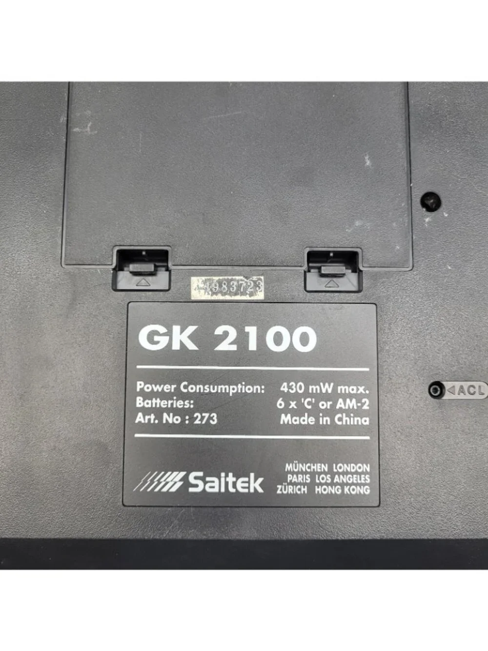 Saitek Kasparov GK 2100 Chess Computer trainer Vintage 90’s magnetic works